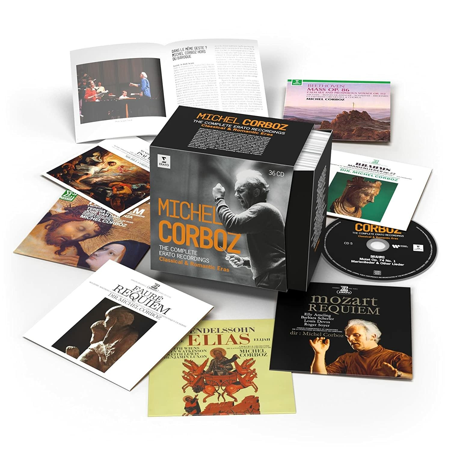 CD Shop - CORBOZ, MICHEL COMPLETE ERATO RECORDINGS: CLASSICAL & ROMANTIC ERA