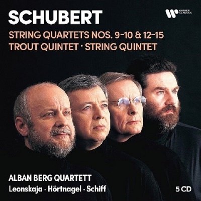 CD Shop - ALBAN BERG QUARTETT SCHUBERT: STRING QUARTETS NOS. 9-10 & 12-15/TROUT QUINTET/STRING QUINTET