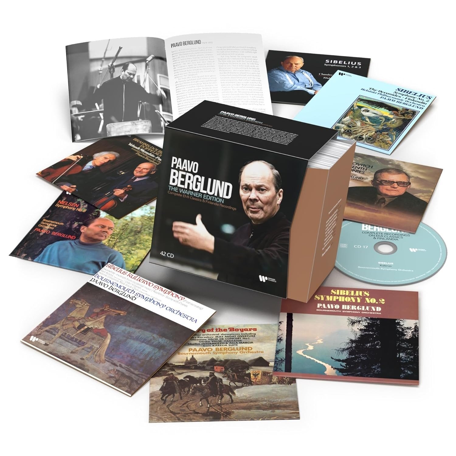 CD Shop - BERGLUND, PAAVO THE WARNER EDITION: COMPLETE EMI CLASSICS & FINLANDIA RECORDINGS