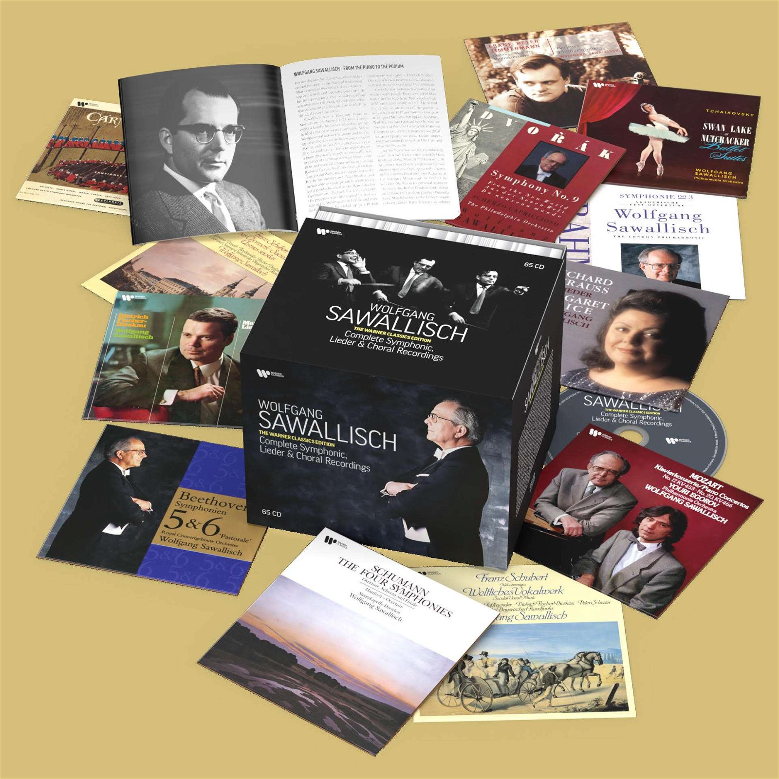 CD Shop - SAWALLISCH, WOLFGANG THE WARNER CLASSICS EDITION - COMPLETE SYMPHONIC, LIEDER & CHORAL RECORDINGS
