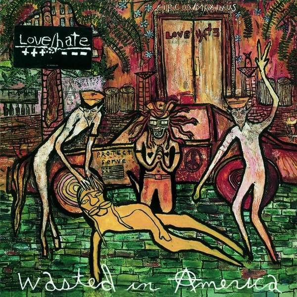 CD Shop - LOVE/HATE WASTED IN AMERICA