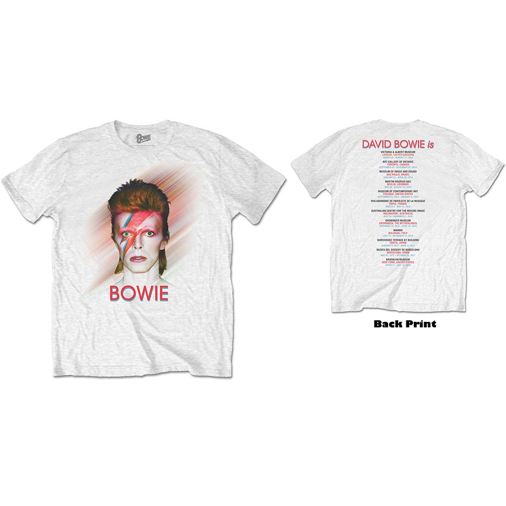 CD Shop - BOWIE, DAVID =T-SHIRT= BOWIE IS -MEN- WHITE