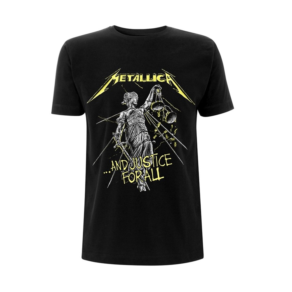 CD Shop - METALLICA =T-SHIRT= AND JUSTICE FOR ALL -MEN- BLACK