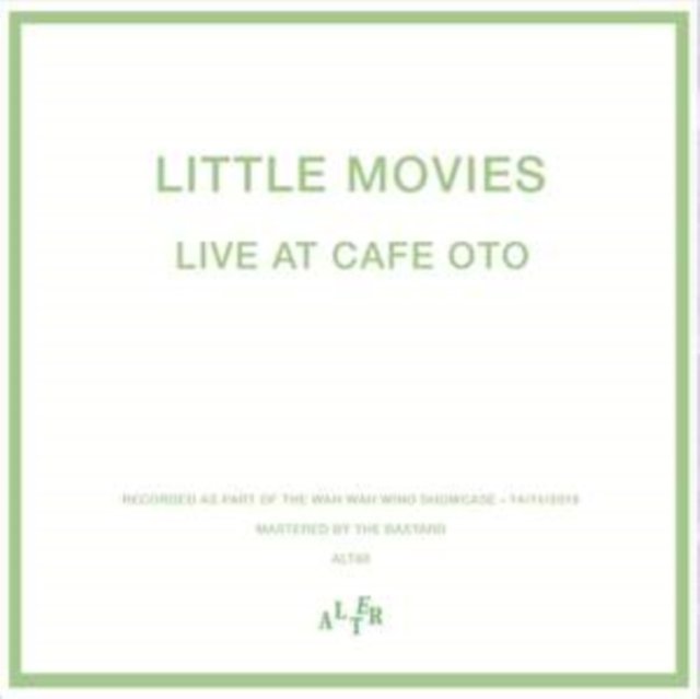 CD Shop - LITTLE MOVIES LIVE AT CAFI OTO