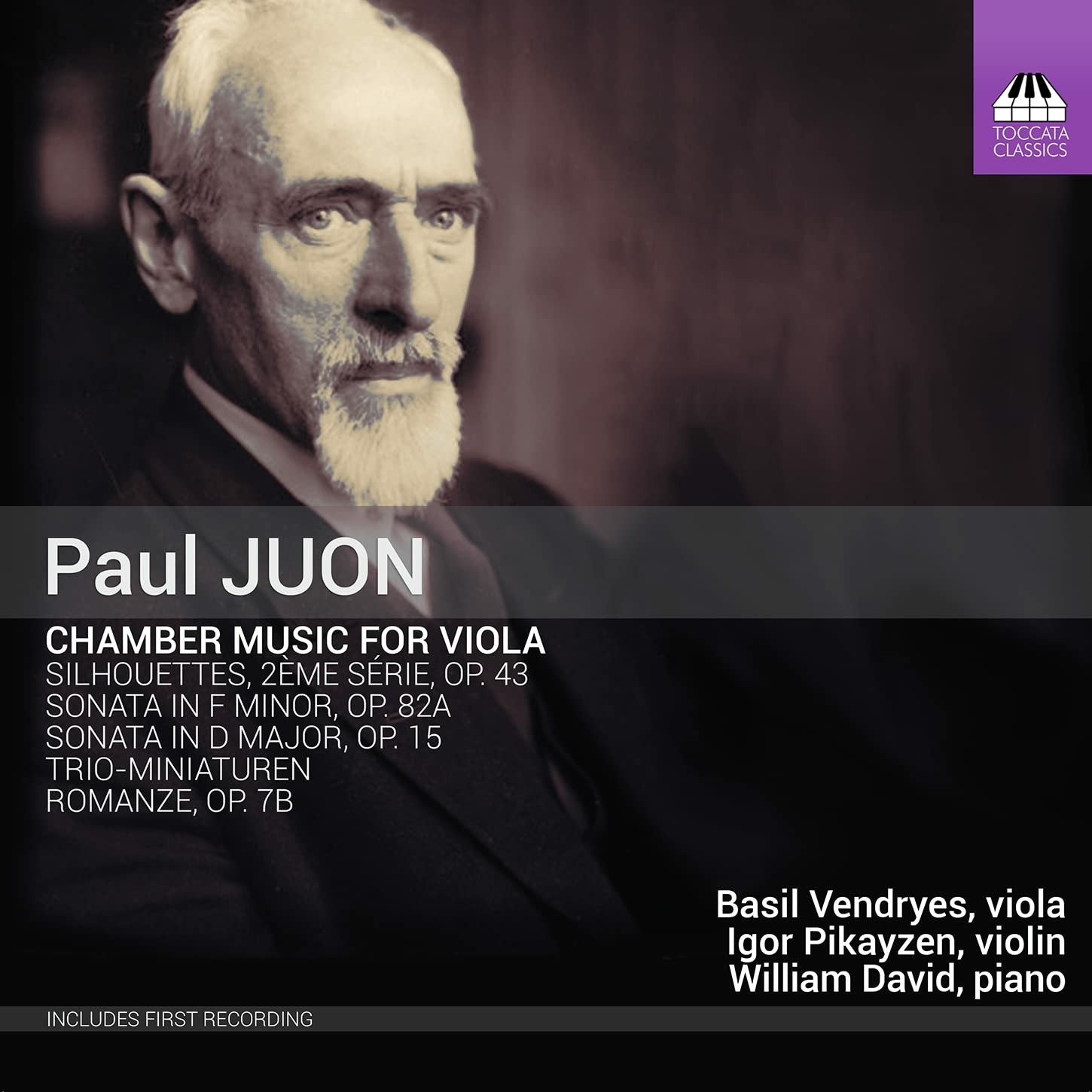 CD Shop - VENDRYES, BASIL PAUL JUON: CHAMBER MUSIC FOR VIOLA