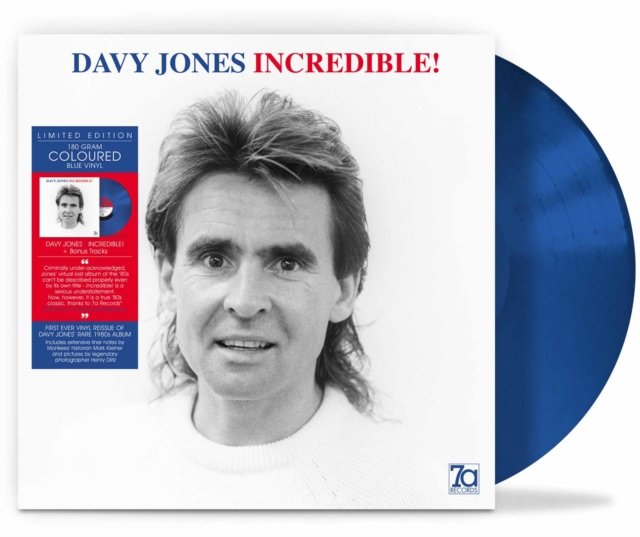 CD Shop - JONES, DAVY INCREDIBLE!