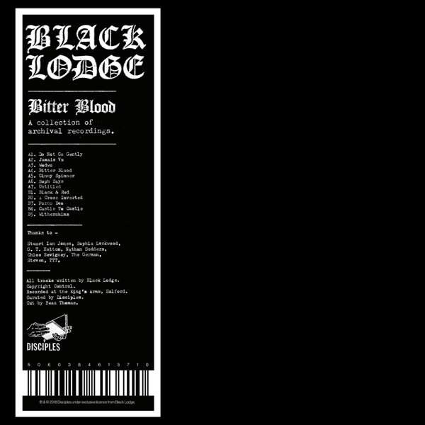 CD Shop - BLACK LODGE BITTER BLOOD