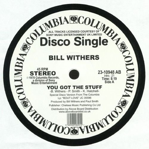 CD Shop - WITHERS, BILL YOU GOT THE STUFF