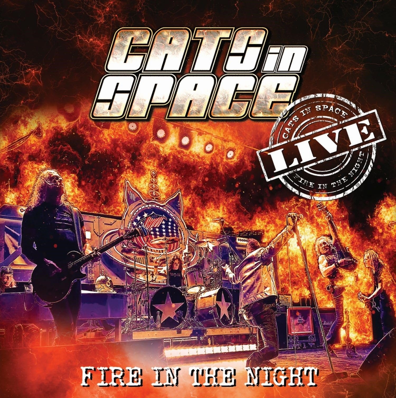 CD Shop - CATS IN SPACE FIRE IN THE NIGHT: LIVE