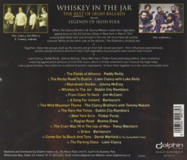 CD Shop - V/A WHISKEY IN THE JAR. THE BEST OF IRISH BALLADS FROM THE