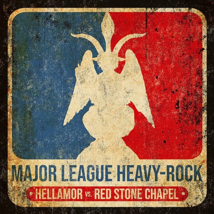 CD Shop - HELLAMOR / RED STONE CHAP SPLIT