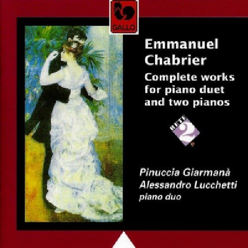 CD Shop - CHABRIER, EMMANUEL COMPLETE WORKS FOR PIANO DUETS AND TWO PIANOS