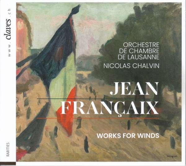 CD Shop - CHALVIN, NICOLAS JEAN FRANCAIX: WORKS FOR WINDS