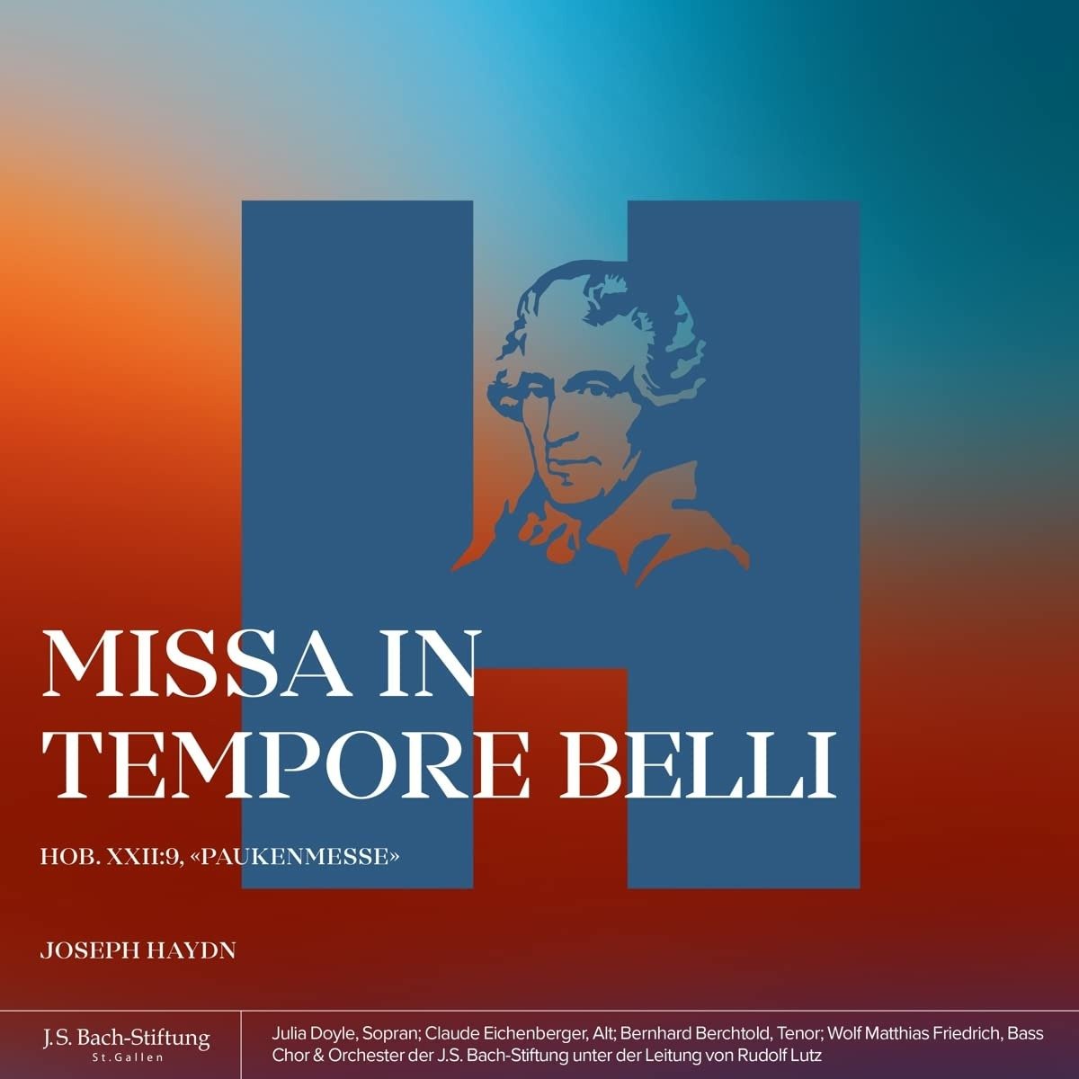 CD Shop - CHOIR & ORCHESTRA OF THE HAYDN: MISSA IN TEMPORE BBELLI, HOB. XXII:9/PAUKENMESSE