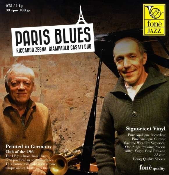 CD Shop - ZEGNA, RICCARDO & GIAMPOL PARIS BLUES