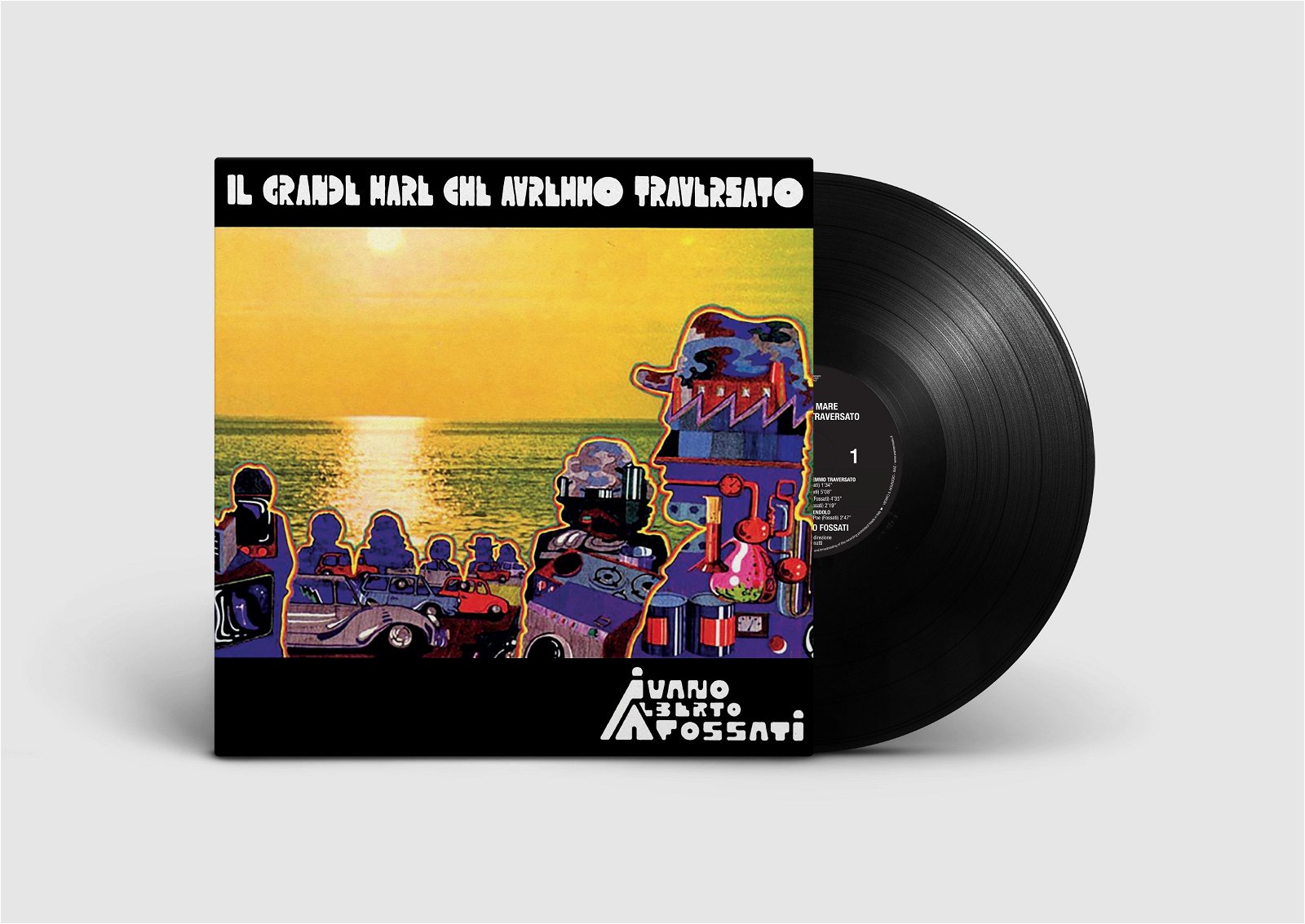 CD Shop - FOSSATI, IVANO IL GRANDE MARE CHE AVREMMO ATTRAVERSATO (LTD.ED.180GR BLACK VINYL)