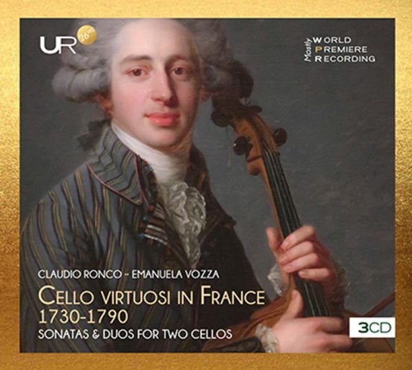 CD Shop - CLAUDIO RONCO & EM... CELLO VIRTUOSI IN FRANCE 1730-1790