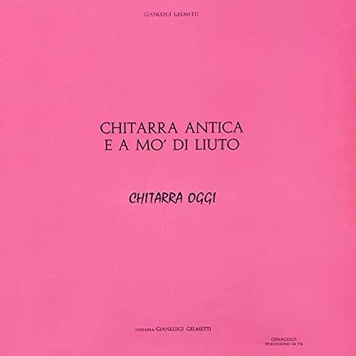 CD Shop - GELMETTI, GIANLUIGI CHITARRA ANTICA