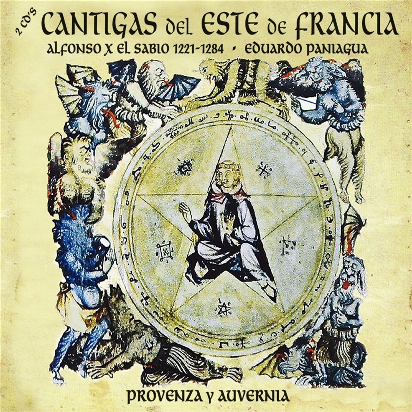 CD Shop - PANIAGUA, EDUARDO CANTIGAS OF EASTERN FRANCE:PROVENCE & AUVERGNE