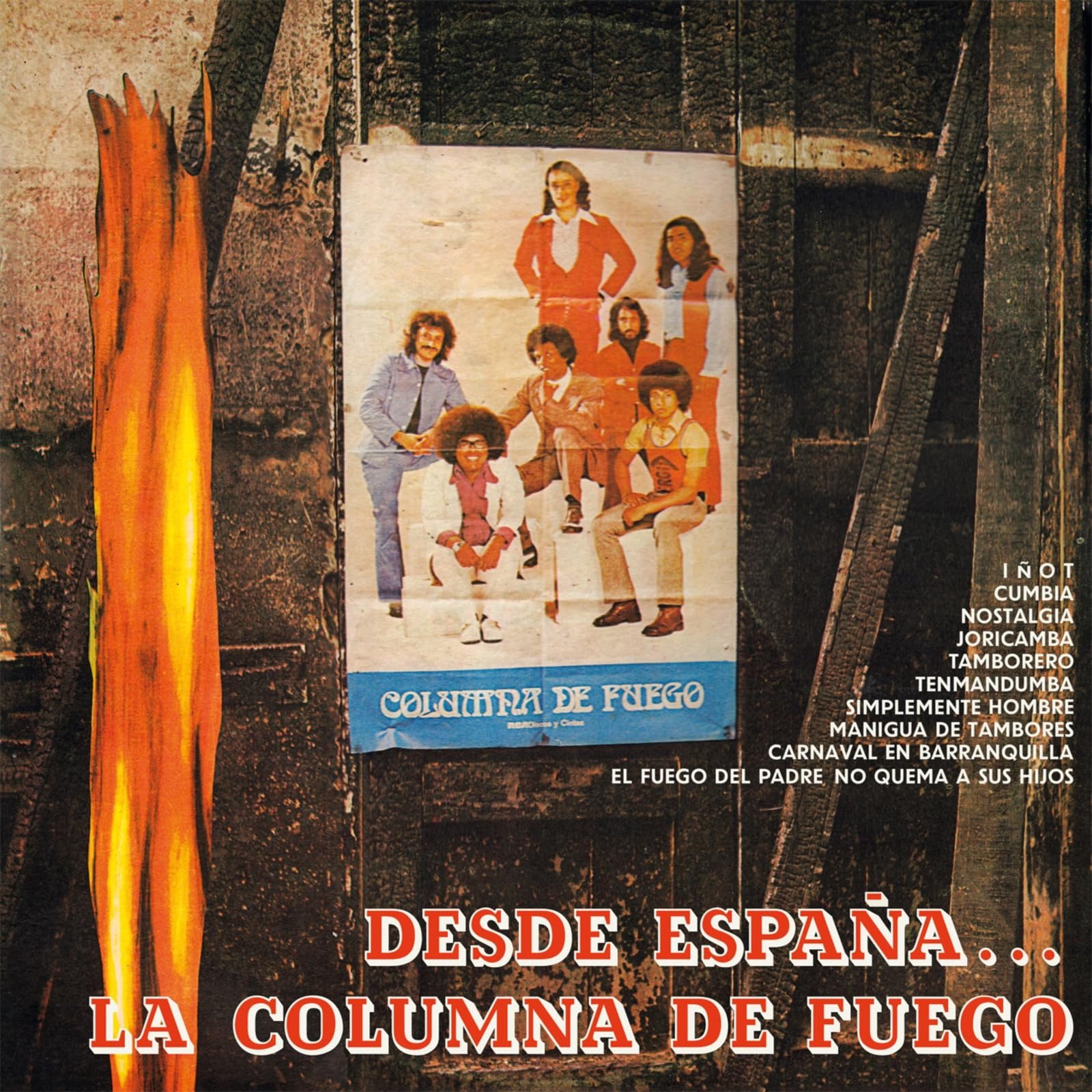 CD Shop - LA COLUMNA DE FUEGO DESDE ESPANA LA COLUMNA DE FUEGO