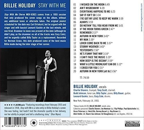 CD Shop - HOLIDAY, BILLIE STAY WITH ME