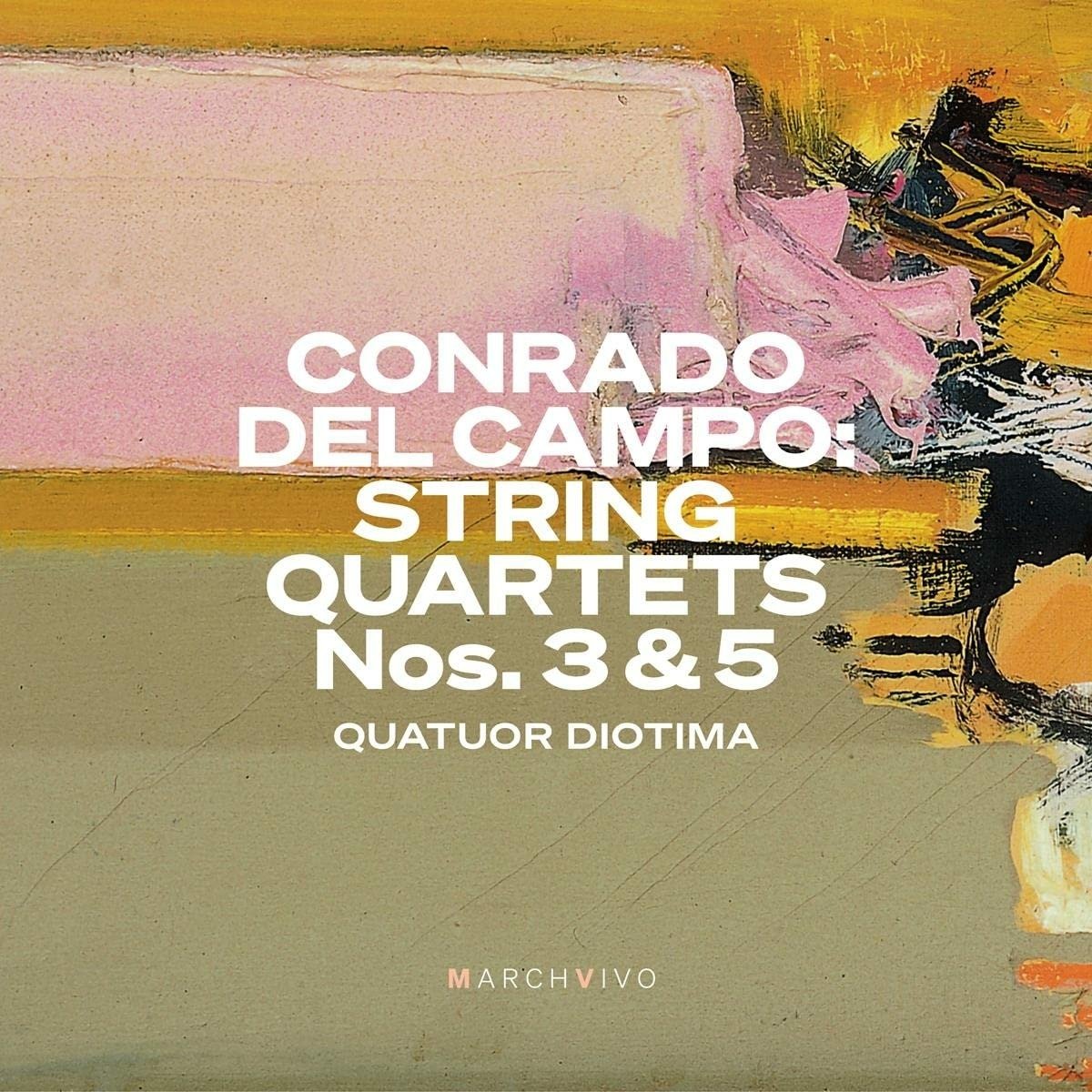 CD Shop - QUATUOR DIOTIMA CONRADO DEL CAMPO: STRING QUARTETS NOS. 3 & 5