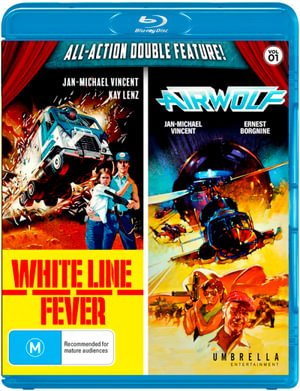 CD Shop - MOVIE WHITE LINE FEVER (1975) & AIRWOLF (1984)
