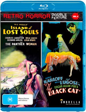 CD Shop - MOVIE ISLAND OF LOST SOULS (1932) & THE BLACK CAT (1934)