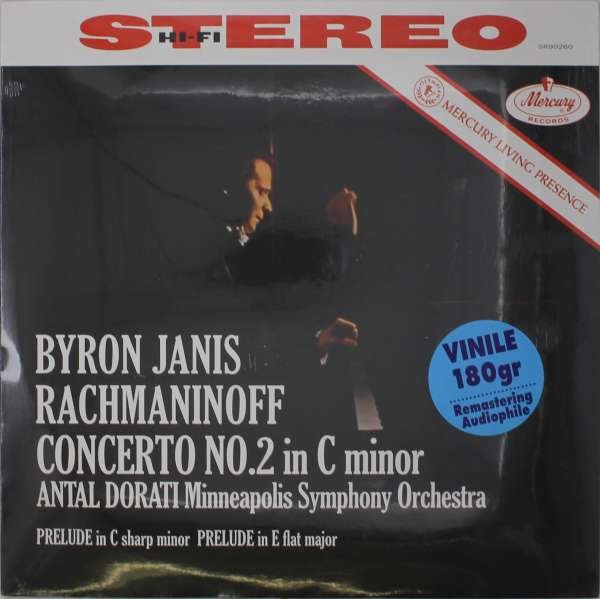 CD Shop - JANIS, BYRON / ANTAL DORA RACHMANINOV-PIANO CONCERTO N. 2-PRELUDES FOR SOLO PIANO