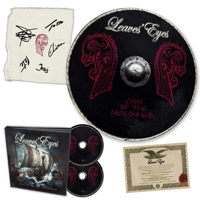 CD Shop - LEAVES EYES SIGN OF THE DRAGONHEAD BOX
