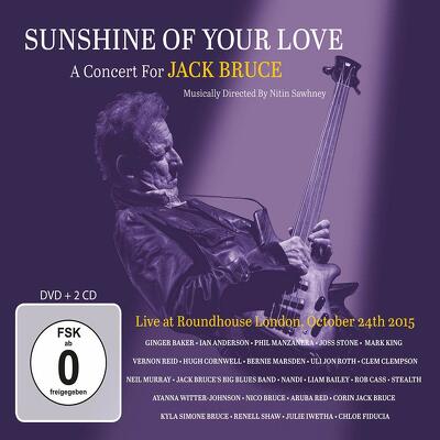 CD Shop - V/A.=TRIB= SUNSHINE OF YOUR LOVE - A CONCERT FOR JACK BRUCE