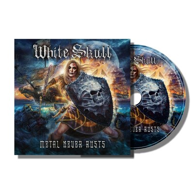 CD Shop - WHITE SKULL METAL NEVER RUSTS