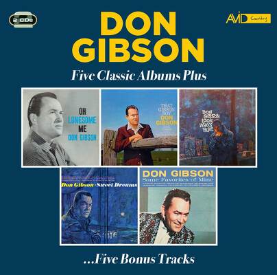 CD Shop - DON GIBSON FIVE CLASSIC ALBUMS PLUS