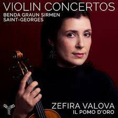 CD Shop - VALOVA, ZEFIRA / IL POMO VIOLIN CONCERTOS: BENDA/GRAUN/SIRMEN/SAINT-GEORGES