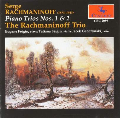 CD Shop - TRIO WANDERER RACHMANINOV PIANO TRIOS