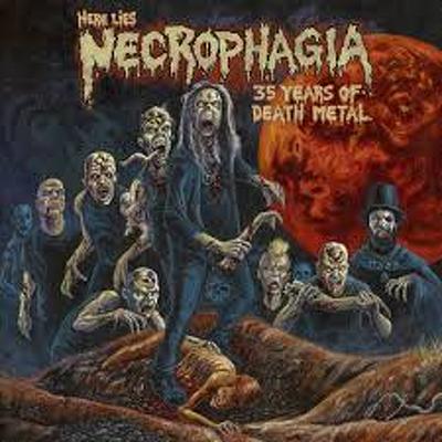 CD Shop - NECROPHAGIA HERE LIES NECROPHAGIA 35 YEARS OF DEATH...