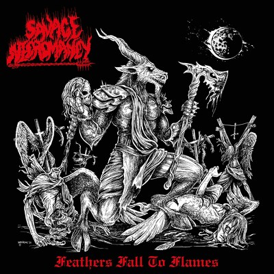CD Shop - SAVAGE NECROMANCY FEATHERS FALL TO FLAMES