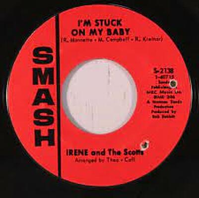 CD Shop - IRENE AND THE SCOTTS & THE CHANTELS 7-IM STUCK ON MY BABY/INDIAN GIVER