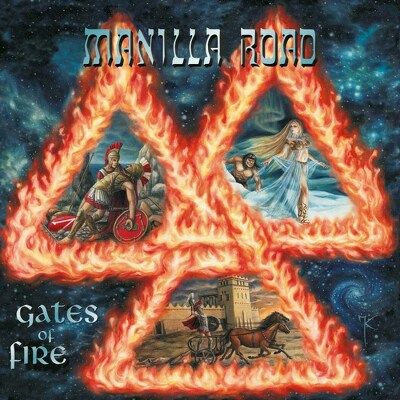 CD Shop - MANILLA ROAD GATES OF FIRE BLACK LTD.