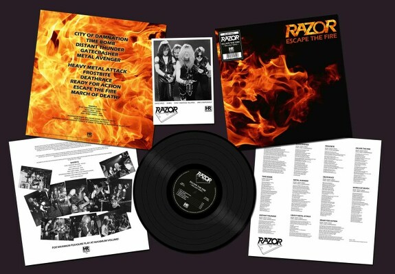 CD Shop - RAZOR ESCAPE THE FIRE BLACK LTD.