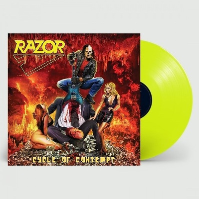 CD Shop - RAZOR CYCLE OF CONTEMPT YELLOW