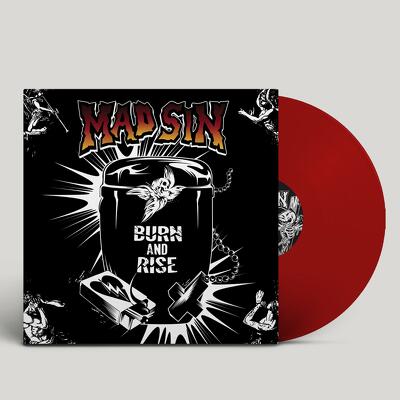 CD Shop - MAD SIN BURN AND RISE RED