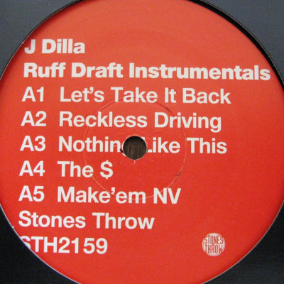 CD Shop - J DILLA RUFF DRAFT-INSTRUMENTALS-