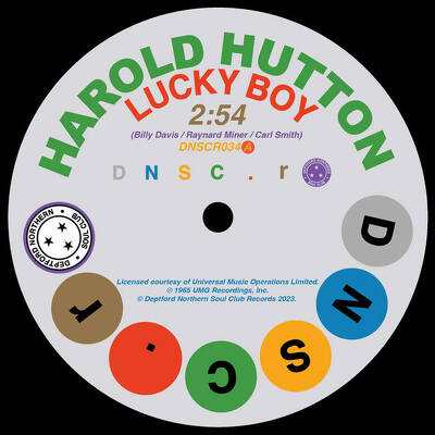 CD Shop - HAROLD HUTTON & THE DELLS LUCKY BOY /