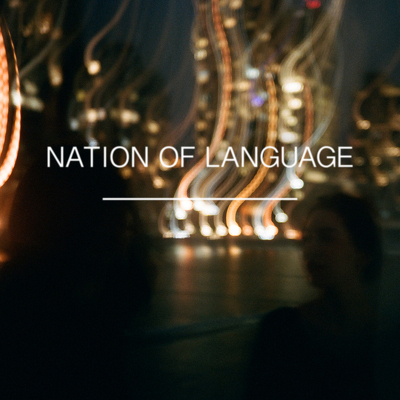 CD Shop - NATION OF LANGUAGE FROM THE HILL LTD.