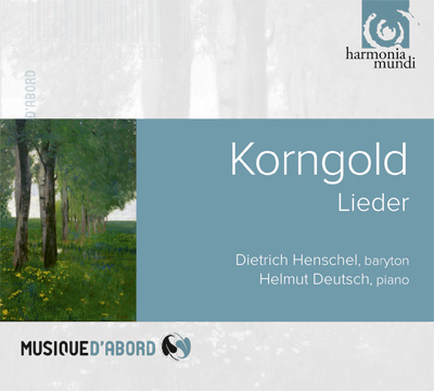 CD Shop - KORNGOLD LIEDER