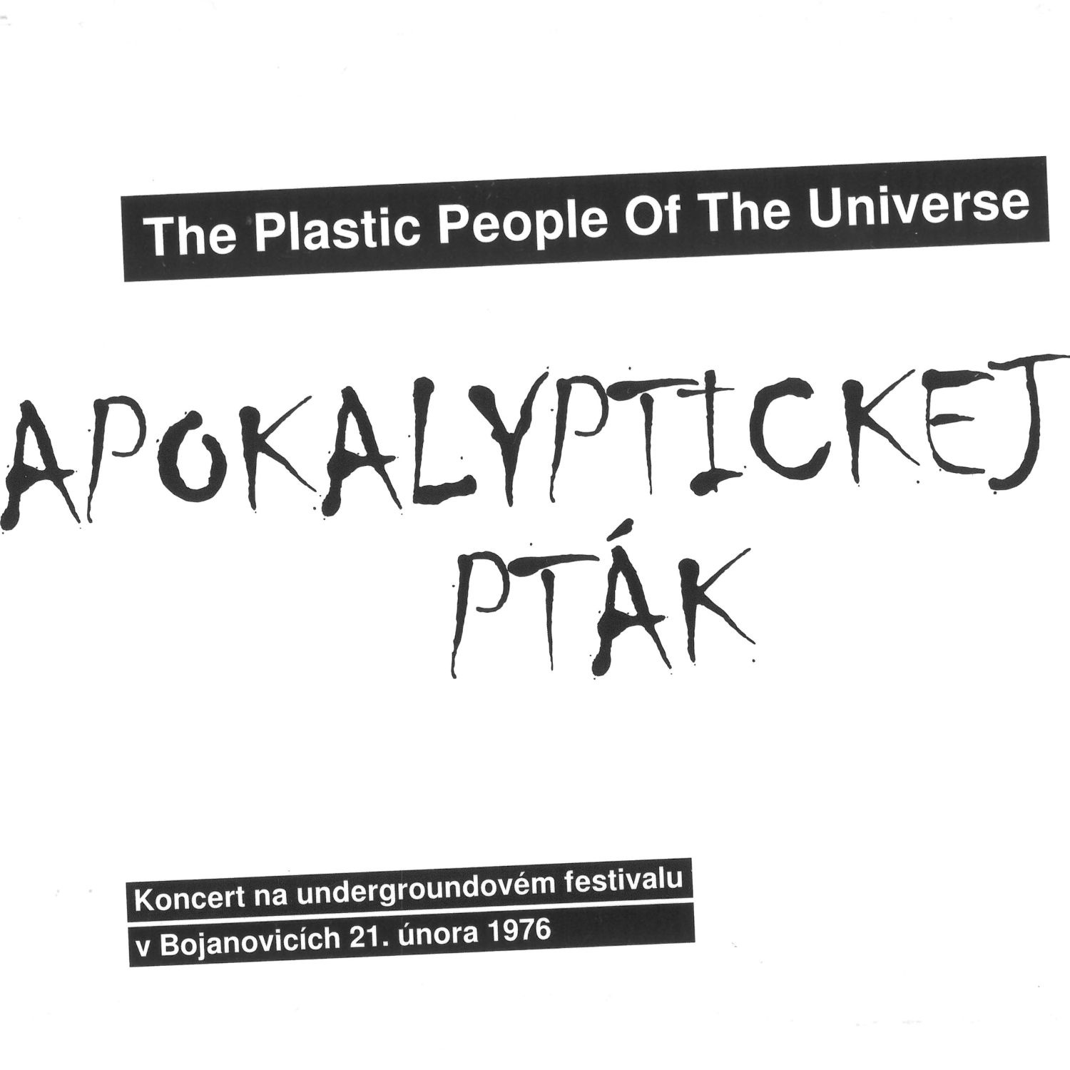 CD Shop - THE PLASTIC PEOPLE OF THE UNIVERSE APOKALYPTICKEJ PTAK