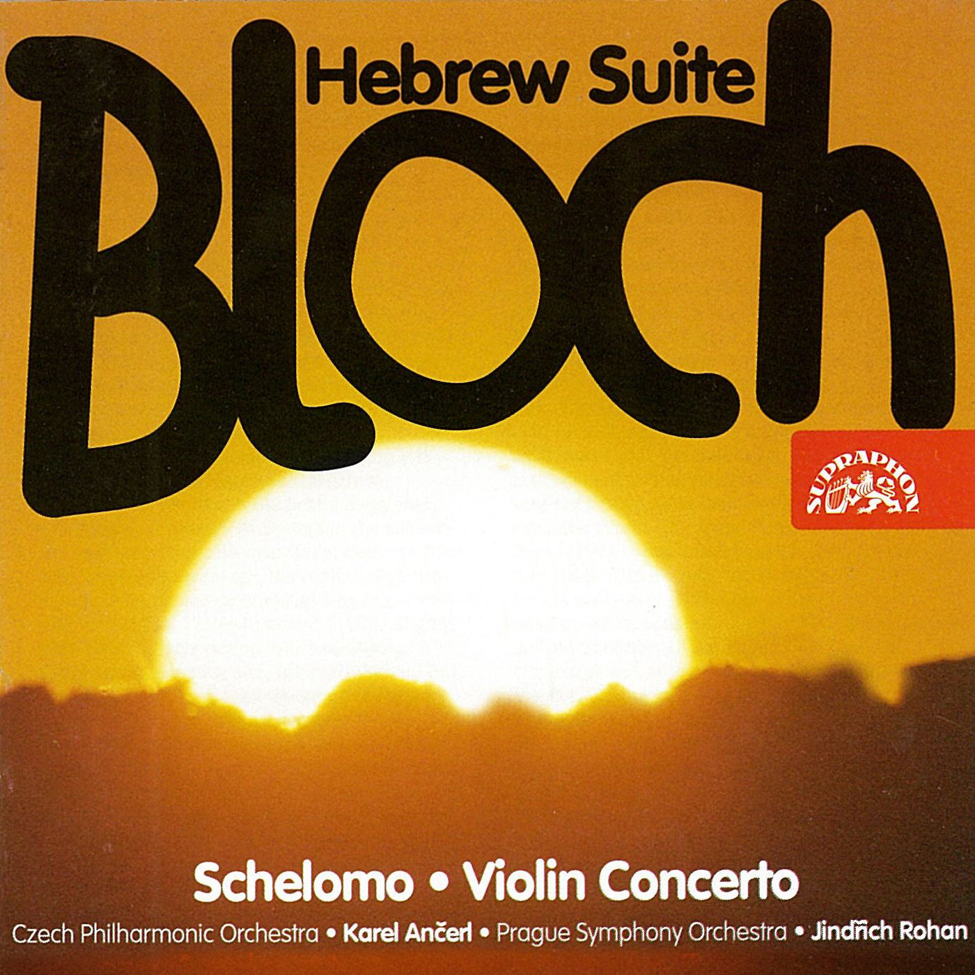 CD Shop - BLOCH, E. HEBREW SUITE/SCHELOMO