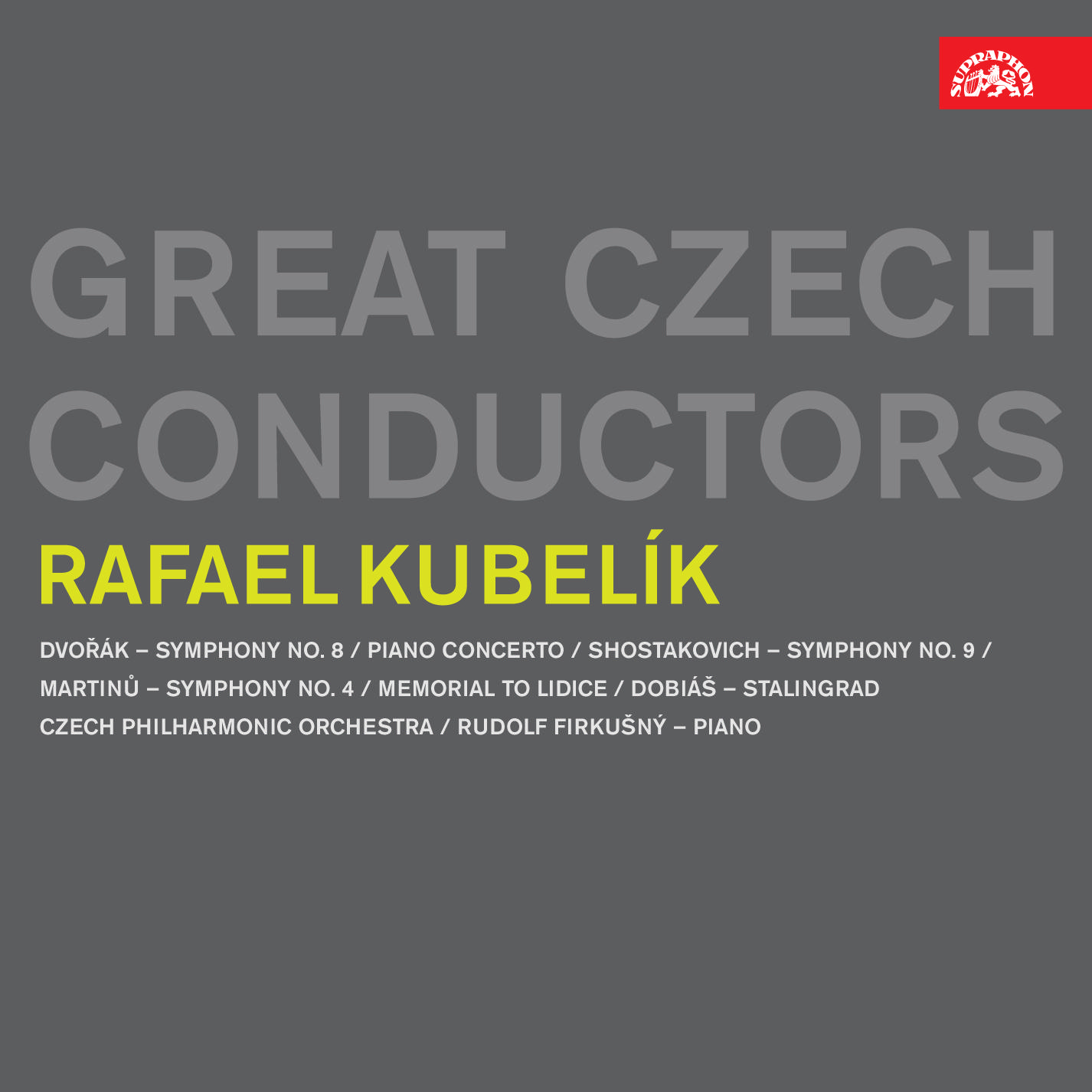 CD Shop - KUBELIK RAFAEL GREAT CZECH CONDUCTORS RAFAEL KUBELIK /D