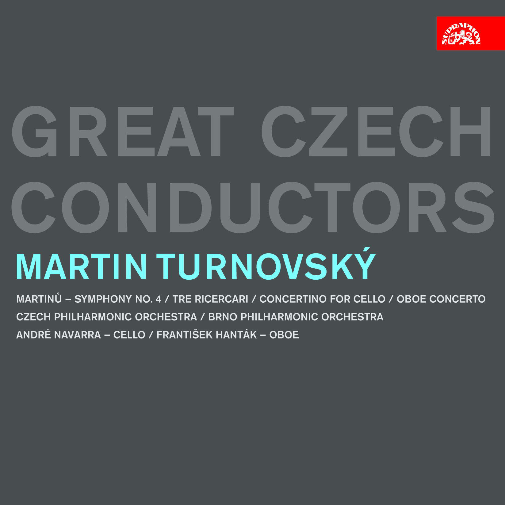 CD Shop - TURNOVSKY MARTIN GREAT CZECH CONDUCTORS